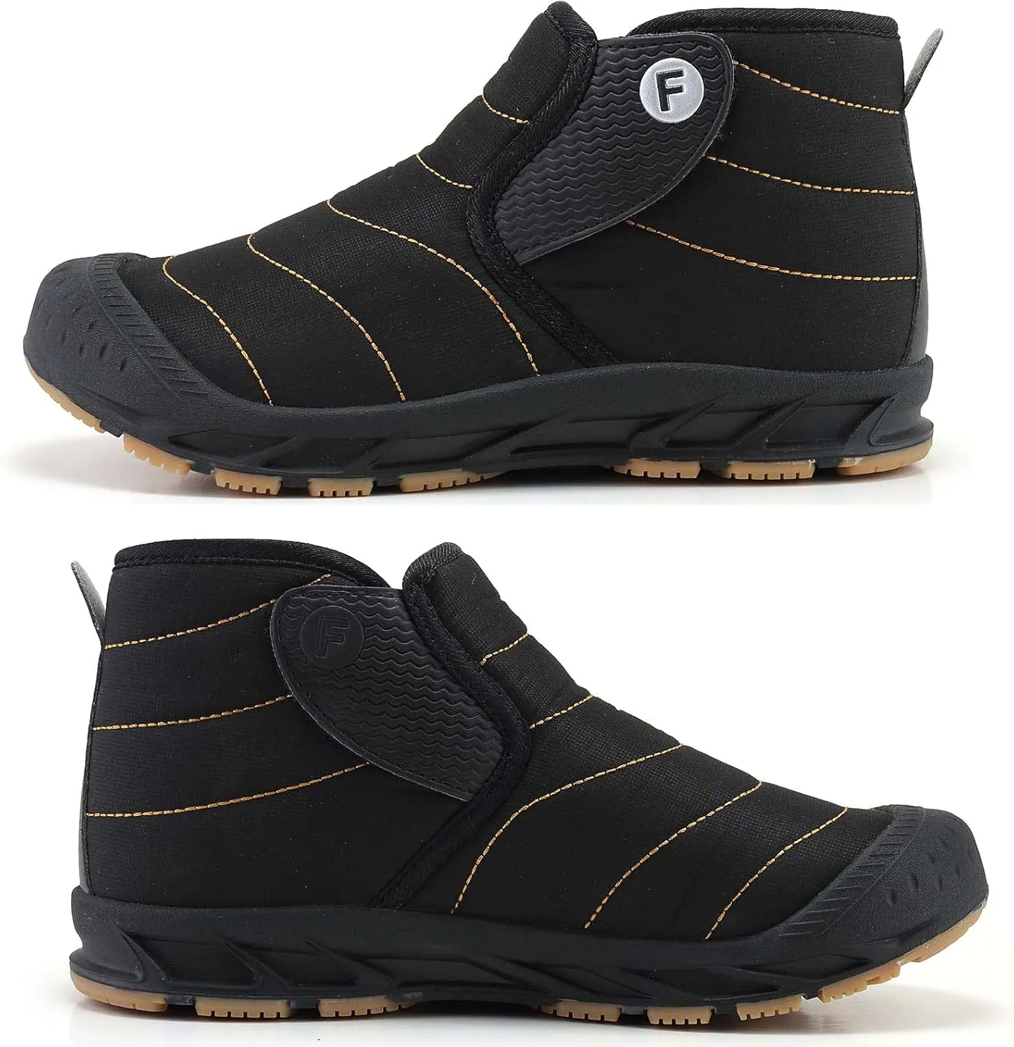 CERYTHRINA Winter Snow Ankle Boots Fur Lining Waterproof Outdoor Slip On Booties Sneakers for Women and Men