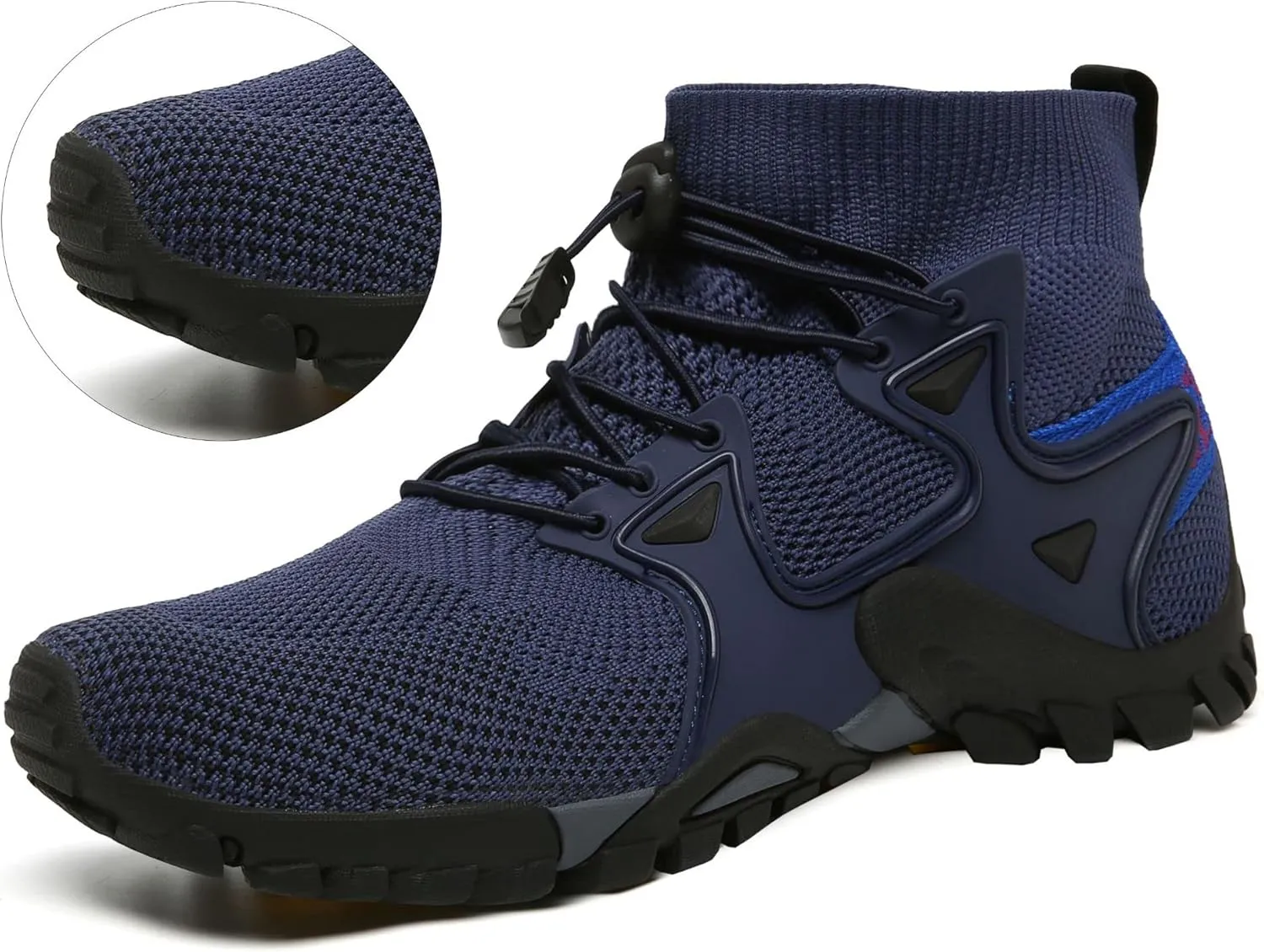 Mens Walking Shoes Lightweight Breathable Casual Hiking Boot Outdoor Ankle Boots Fashion Sports Athletic Running Trekking Trails Anti Slip