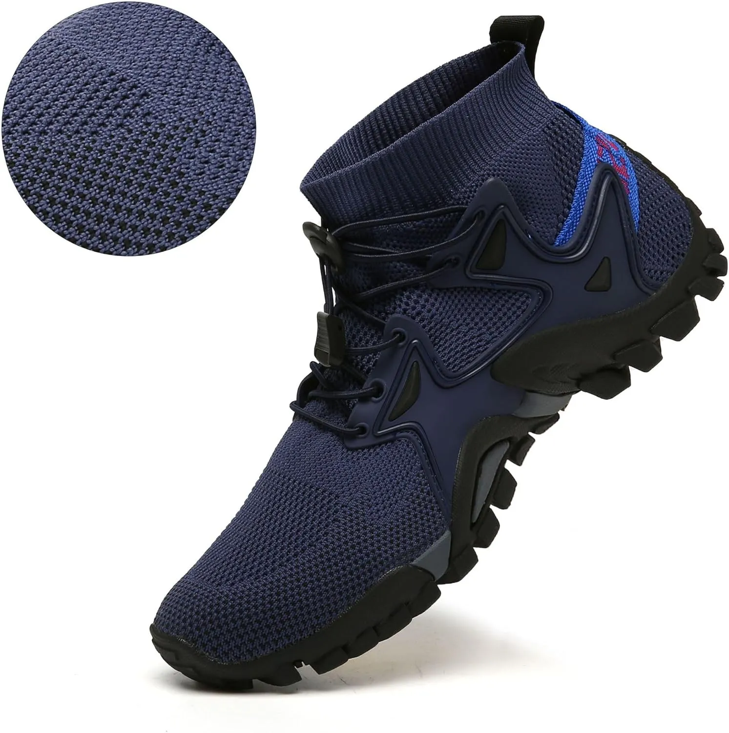Mens Walking Shoes Lightweight Breathable Casual Hiking Boot Outdoor Ankle Boots Fashion Sports Athletic Running Trekking Trails Anti Slip