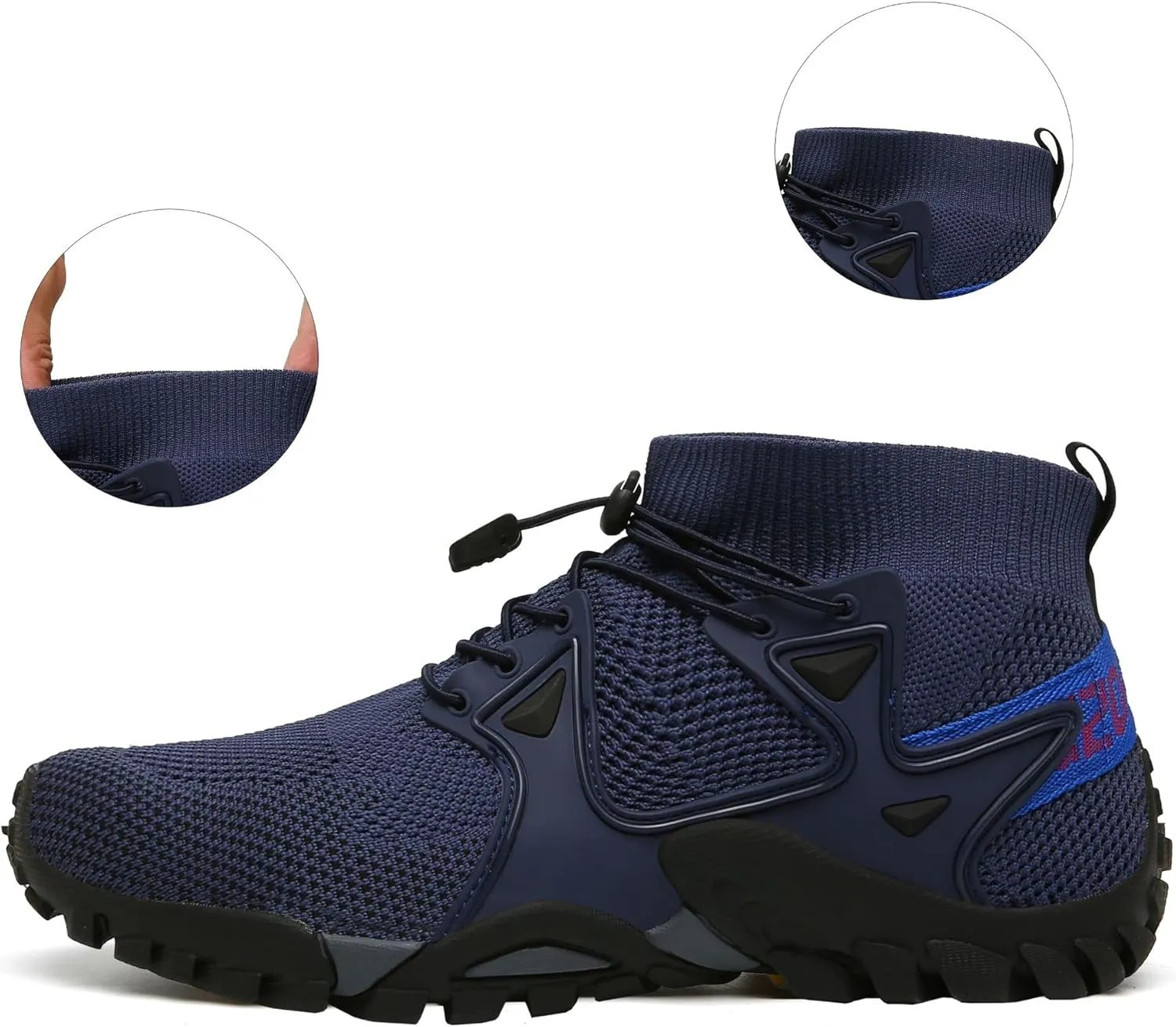 Mens Walking Shoes Lightweight Breathable Casual Hiking Boot Outdoor Ankle Boots Fashion Sports Athletic Running Trekking Trails Anti Slip