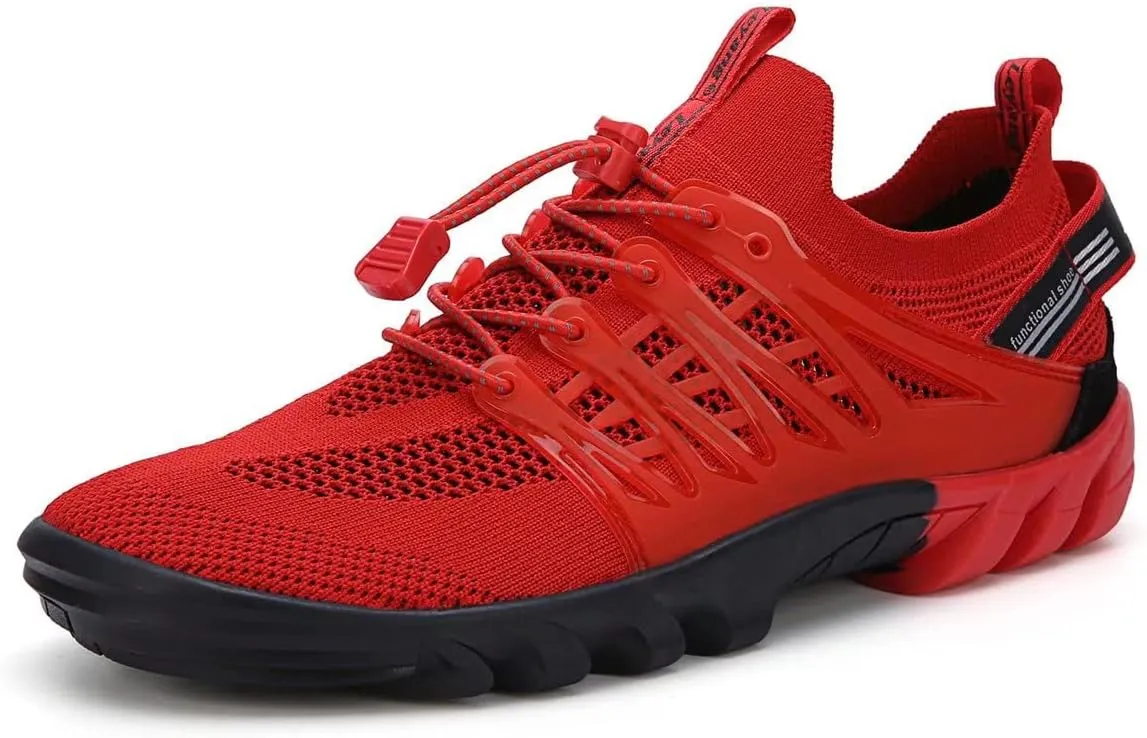 Men's Women's Breathable Mesh Sneakers for Sport Trekking Running