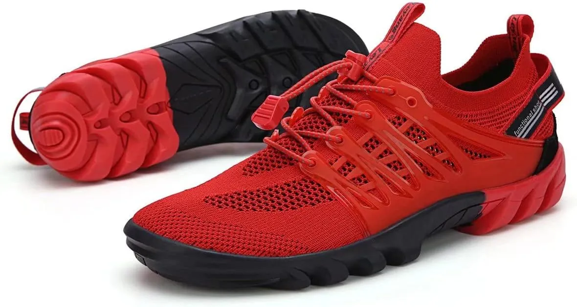 Men's Women's Breathable Mesh Sneakers for Sport Trekking Running