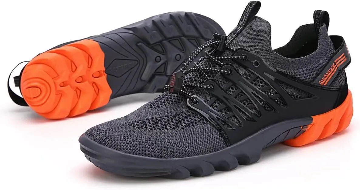 Men's Women's Breathable Mesh Sneakers for Sport Trekking Running